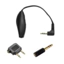 Shure EAADPT-KIT Headphone Adapter and Volume Control Kit, with Airplane / Airline Dual Prong Adapter