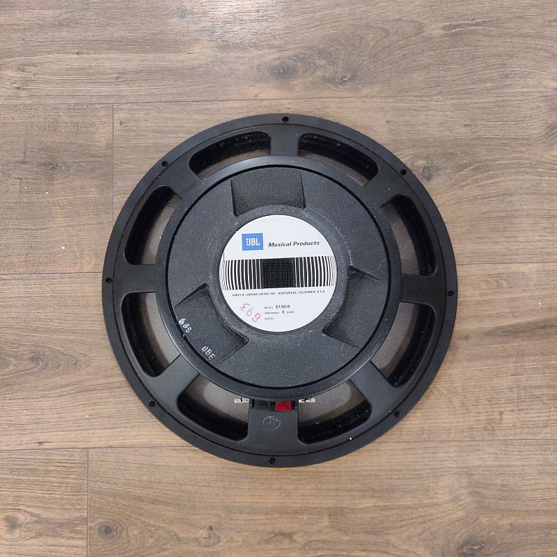 JBL E130-8（1本） リコーン済　15インチスピーカー 15 Inch Jbl E130 JBL E130-8 38cmコーン型フルレンジユニット ペア 8Ω
