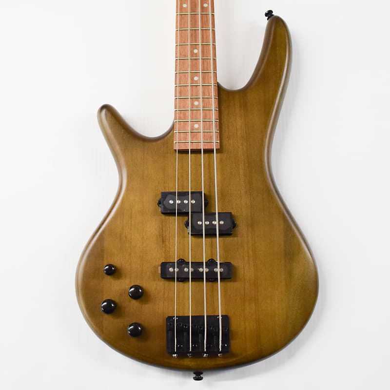 Ibanez Gio GSR200B Left-handed Bass Guitar - Walnut Flat