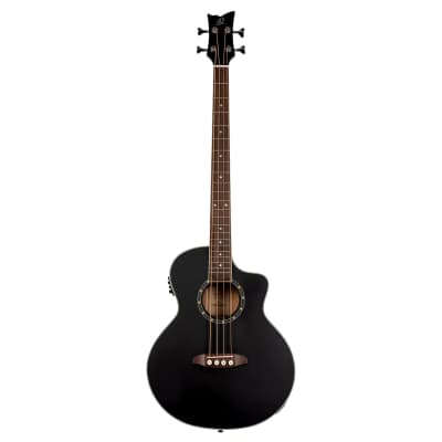 ORTEGA D7CE-SBK-4 Acoustic Bass 4-Str. ortega Cutaway, Mahagoni/Fichte for sale