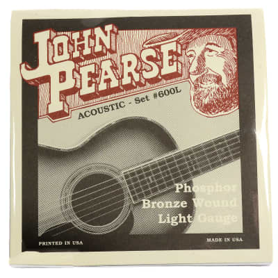 John Pearse Acoustic Strings Phosphor Bronze Light 12-53 image 2