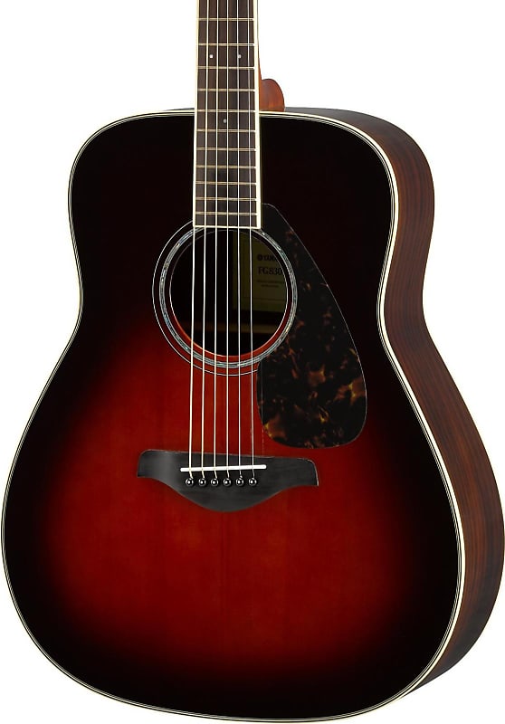 Yamaha FG830TBS Spruce Top Folk Acoustic Guitar image 1