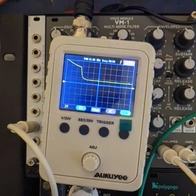 Cwejman VM-1 Voice Module with custom 4hp output expander. image 9