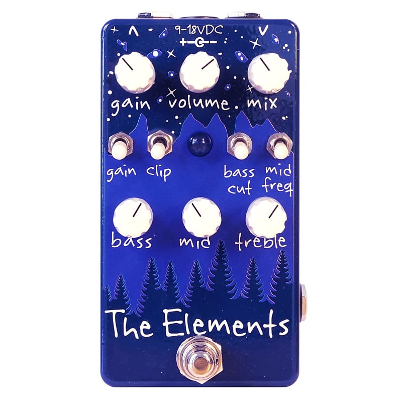 Dr. Scientist The Elements Dual-Channel Overdrive / Distortion Effects Pedal image 1