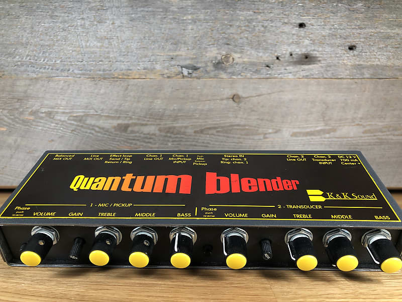 K&K Quantum Blender 2Channel Acoustic Preamp Reverb