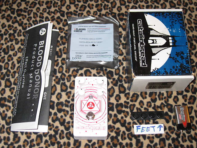 new + box A+ Catalinbread Blood Doner Fuzz / Distortion +feet