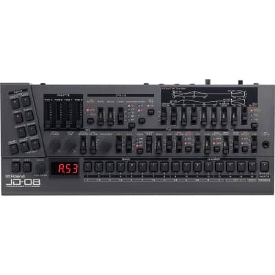 Roland JD-08 Tabletop Sound Module Boutique Synthesizer – Compact, Lightweight, Modern with New Effects and Polyphonic Sequencer