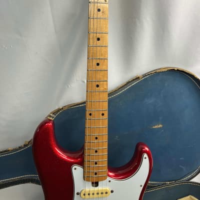 Memphis Sparkle Red Lawsuit Stratocaster Electric Guitar image 3