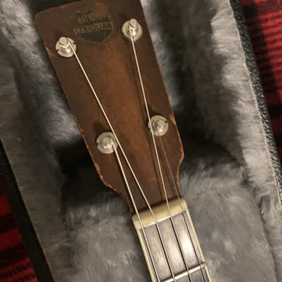 National Triolian Tenor Guitar 1930s  - Brown burst image 5