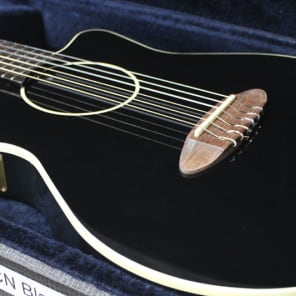 Carruthers ACN acoustic electric nylon string guitar black | Reverb