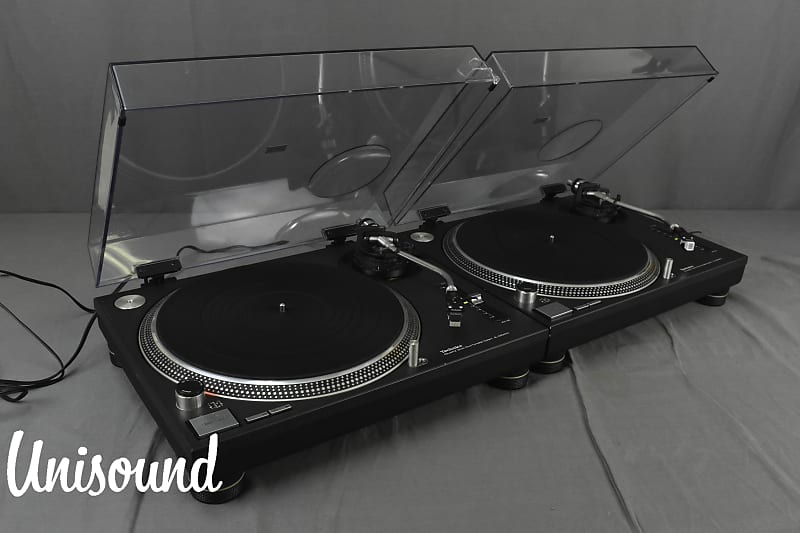 Technics SL-1200MK3 Black Pair Direct Drive DJ Turntables [Very Good] image 1
