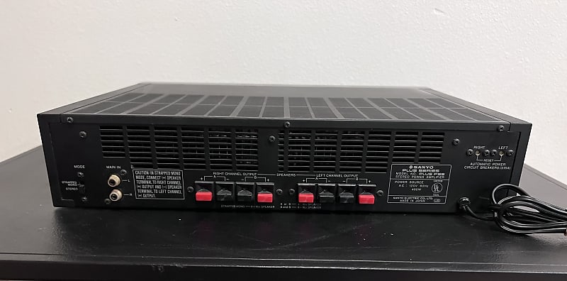 Sanyo Plus P55, MOSFET STEREO DC POWER popular AMPLIFIER AS IS READ!!!!