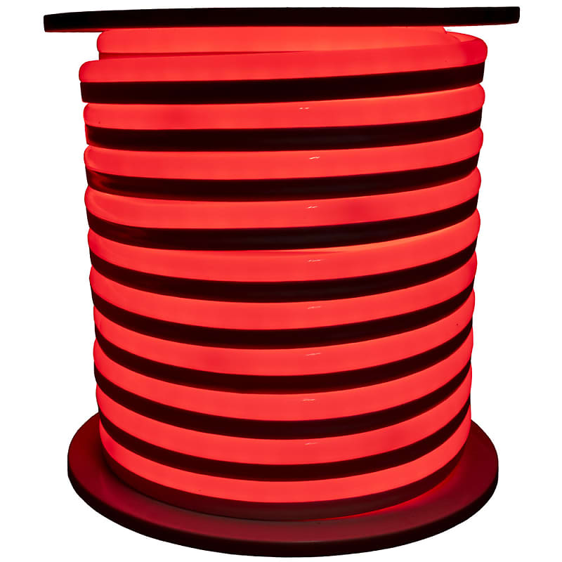 Red SMD LED Neon Rope Lights Lighting 120V, 148 ft Reverb