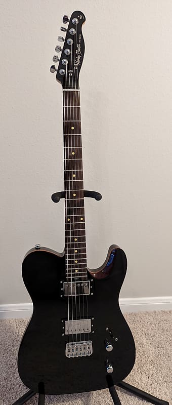 Harley Benton Fusion-T HH HT EB BK - Black - Stainless Steel | Reverb