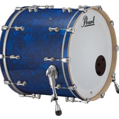 Pearl Music City Custom Reference Pure 18"x16" Bass Drum BLUE ABALONE RFP1816BX/C418 image 1