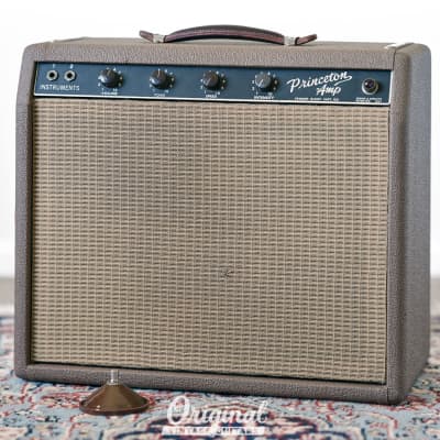 Fully Serviced 1962 Fender Princeton Amp 6G2 with foot switch & cover for sale