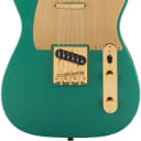 Squier 40th Anniversary Telecaster Gold Edition Gold Anodized Pickguard Sherwood Green Metallic