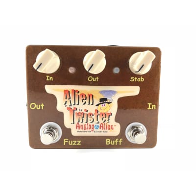 Analog Alien Twister Fuzz / Buffer Guitar Effects Pedal image 2