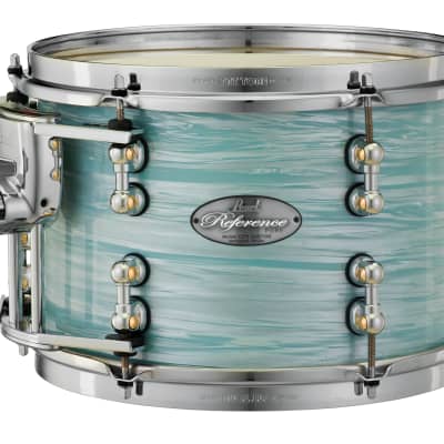 Pearl Music City Custom 12"x10" Reference Pure Series Tom BLUE SATIN MOIRE RFP1210T/C721 image 6