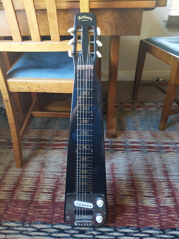 Artisan Lap Steel 90 s Black Sparkle Reverb UK
