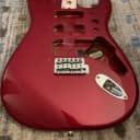 BLOWOUT SALE!! 2017 Candy Apple Red MIM Fender Stratocaster Semi Loaded Body - Stunning Body