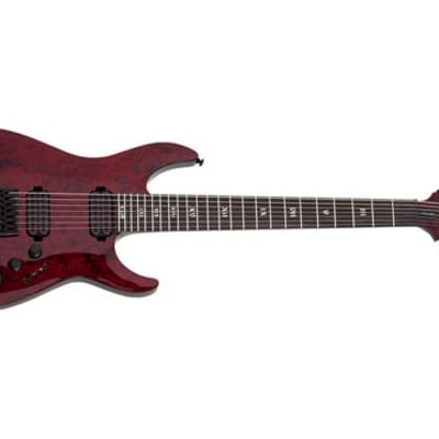 Schecter C-7 Apocalypse Red Reign 7-String Electric Guitar (Used/Mint)(New) for sale