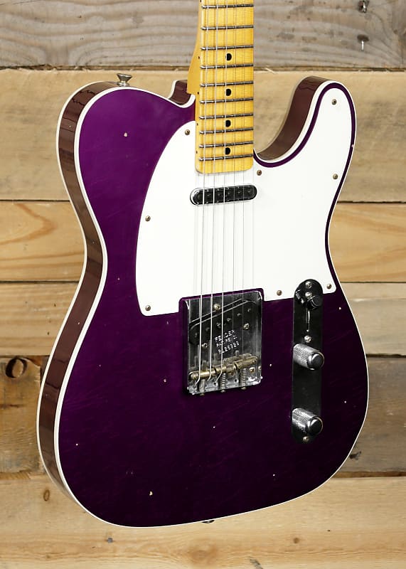 Fender Custom Shop F22 LTD 50s Tomatillo Tele Journeyman Purple Metalic w/ Case image 1