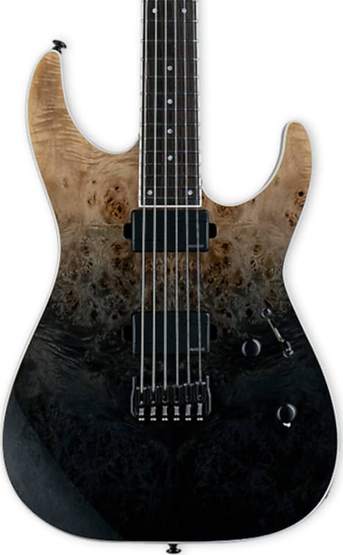 ESP LTD M-1000HT Electric Guitar, Black Fade image 1