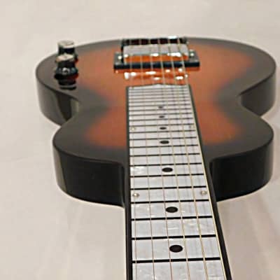 Recording King RG-35-SN Lap Steel Electric Guitar w Humbucker Pickup Sunburst image 10