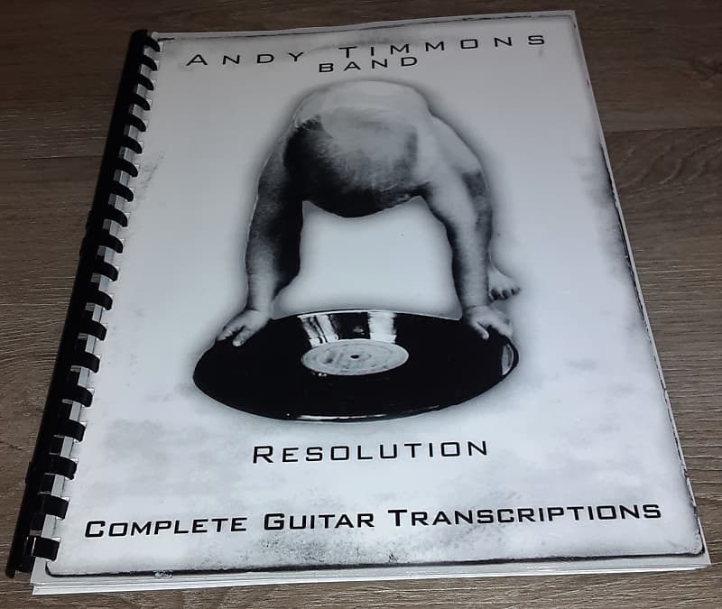 AndyTimmons　「Resolution」ギタースコアと写真集のセット AndyTimmons 「Resolution」ギタースコアと写真集のセット ギター