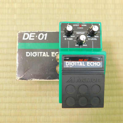 ギター Maxon DE-01 digtal echo Maxon DE-01 Digital Echo Delay Rare Vintage Guitar Effect