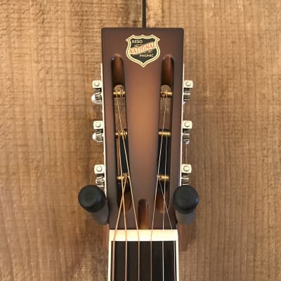 National W-Series Triolian Wood Body 14 Fret Resophonic Guitar w/ OHSC image 8
