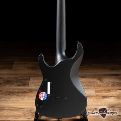 ESP LTD M-7HT Baritone Black Metal 7-String Guitar – Black Satin (M-7BHT) image 3
