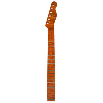 21 Fret Tiger Grilled Maple Guitar Neck for TL Tele for sale