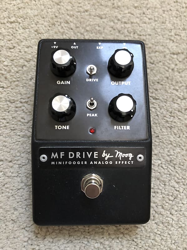 Moog Minifooger MF Drive V1 Serial Number 199 Black