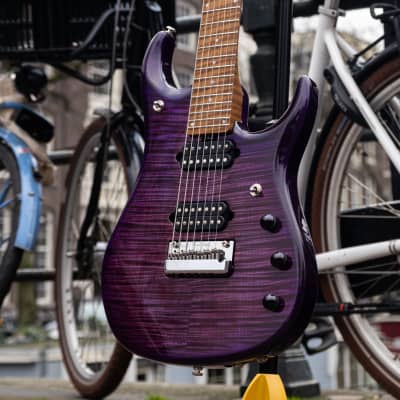 Ernie Ball Music Man JP15 7-String John Petrucci Signature - Purple Nebula for sale