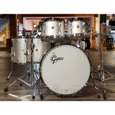 Gretsch USA Custom 5pc Drum Set Gold Sparkle | Reverb