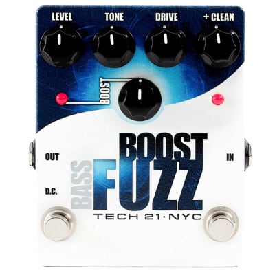 TECH 21 NYC red ripper ベースエフェクター Tech 21 Red Ripper Bass Fuzz Pedal | Sweetwater