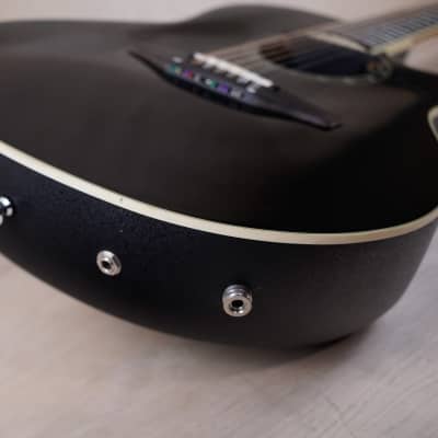 Ovation 2751AX-5 Standard Balladeer 12-String Acoustic Electric Guitar 2010's Black w/ Bag image 8