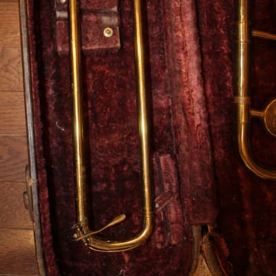 Vintage USA Made Elkhart Trombone image 9