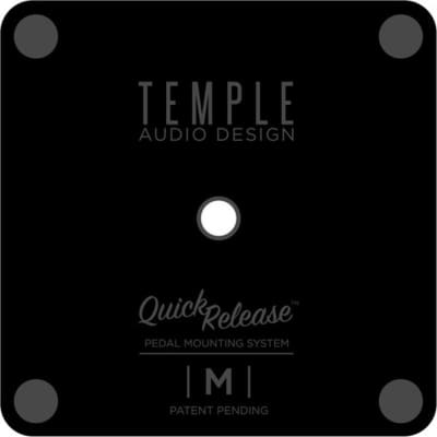 Temple Audio Design Quick Release Pedal Plate Black image 1