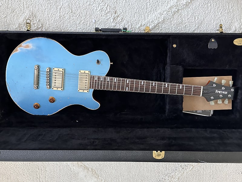 Friedman Metro D 2019 Electric Guitar  - Metallic Blue Relic image 1