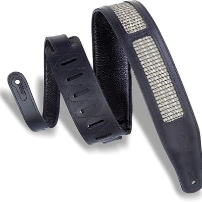 Levy's MCG26A 2.5" Amped Grill Cloth Guitar Strap