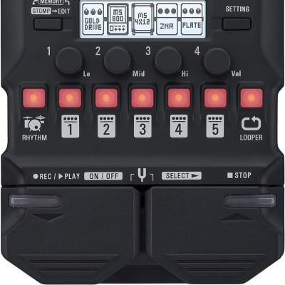 Zoom G1 FOUR Guitar Multi-Effects Processor Pedal, With 60+ Built-in effects, Amp Modeling, Looper, Rhythm Section, Tuner, Battery Powered image 2