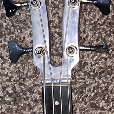 Vintage 1970s Kramer 450 B Deluxe Fretless Bass Aluminim Neck 4 String Bass Made in the usa image 2