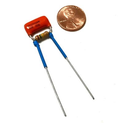 Guitar Treble Bleed Circuit .001µF Orange Drop Cap & 150K Resistor image 2