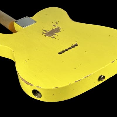 2022 Fender Telecaster 1963 Custom Shop '63 Reissue Tele Heavy Relic ~ Graffiti Yellow image 4