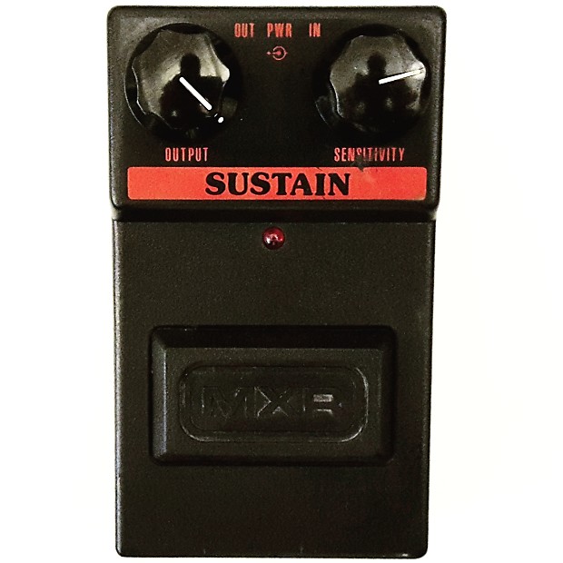 Vintage MXR Sustain MX-163 Commande Series 1980s Compressor Guitar Effect  Pedal