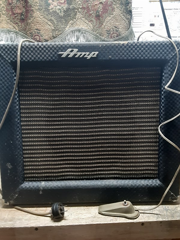 Ampeg M-12-A Mercury 2-Channel 18-Watt 1x12" Guitar Combo 1964 - 1965 - Blue image 1