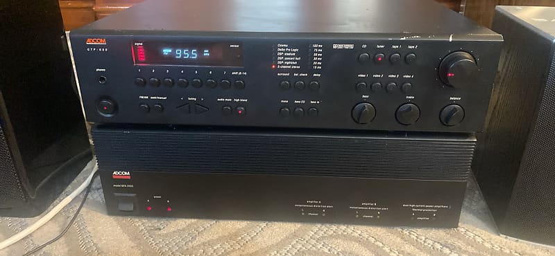 Adcom amplifiers and preamp Gfa 2535  			